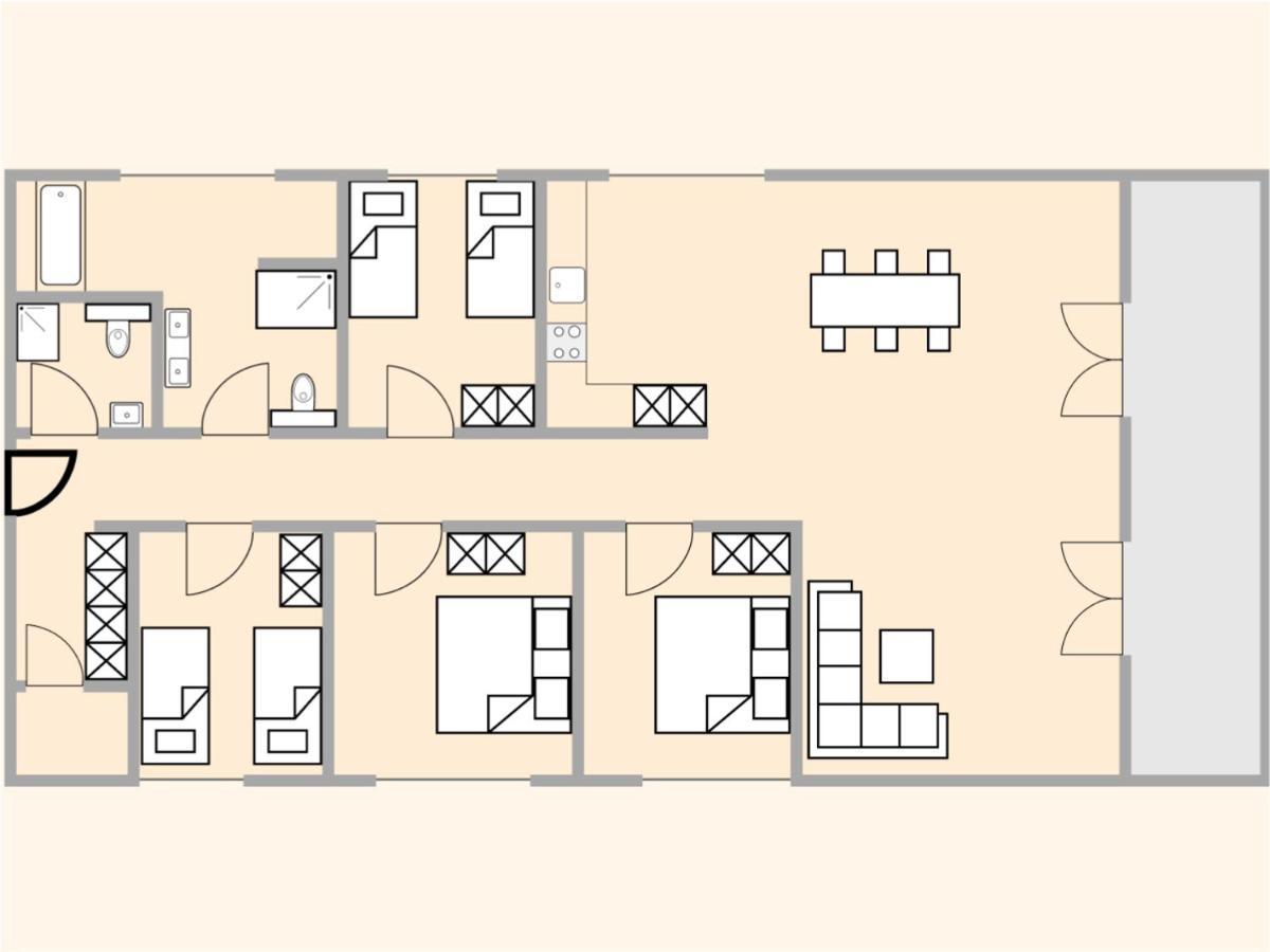 Exklusive 5,5 Zimmer Wohnung Fuer Familien Und Business 에스첸즈 외부 사진